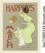  Art Print - La Revue "harper's Magazine".