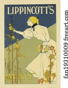Lippincott Art Print - La Revue "lippincott's Magazine", Publiée À Philadelphie (Mai 1895).