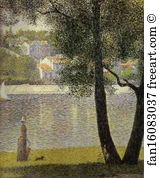 Courbevoie Art Print - La Siene A Courbevoie