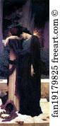 1895 Oil On Canvas The Art Museum Art Print - Lachrymae