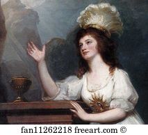 Godfrey Art Print - Lady Godfrey Webster. Detail