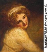 Fortune Art Print - Lady Hamilton (As A Figure In Fortune Telling)