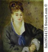 Black Lady Art Print - Lady In Black