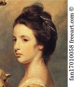 Leslie Art Print - Lady Mary Leslie. Detail