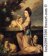 1764 Art Print - Lady Mary Leslie