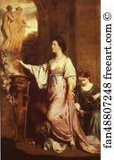 Grace Art Print - Lady Sarah Bunbury Sacrificing To The Graces