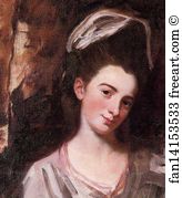 Lyre Art Print - Lady With A Lyre. Detail