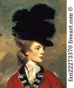 Lady Worsley Art Print - Lady Worsley. Detail