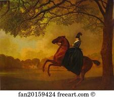 1793 Oil On Canvas Royal Collection Art Print - Laetitia, Lady Lade