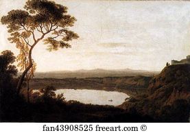 Albano Art Print - Lake Albano