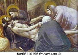 Lamentation Detail Art Print - Lamentation. Detail