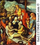 Lamentation Art Print - Lamentation For Christ