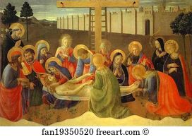 Over Art Print - Lamentation Over The Dead Christ