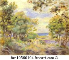 Paysage Art Print - Landscape At Beaulieu (Paysage À Beaulieu)