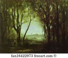 53 Art Print - Landscape With A Lake