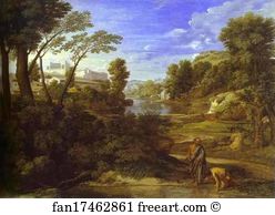 Diogenes Art Print - Landscape With Diogenes