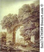 Ruin Art Print - Landscape With Ruins