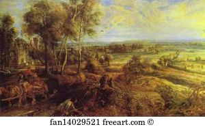 1636 Art Print - Landscape With The Château Steen