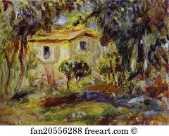 Oil On Canvas The Hermitage Art Print - Landscape