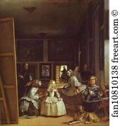Meninas Art Print - Las Meninas (The Maids Of Honor) Or The Royal Family