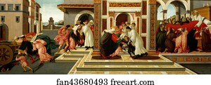 Death Art Print - Last Miracle And The Death Of St. Zenobius