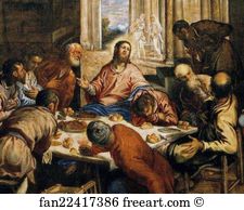 Trovaso Art Print - Last Supper. Detail
