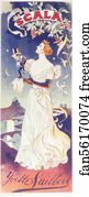Ferdinand Art Print - Le Concert De La Scala, "yvette Guilbert".