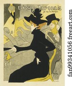 Toulouse Art Print - Le Concert "divan Japonais"