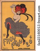 Undressed Art Print - Le Frou-Frou