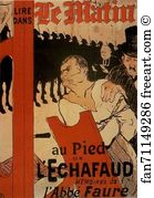 Foot Art Print - Le Matin: Au Pied De Léchafaud / At The Foot Of The Scaffold