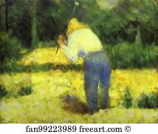 1882 Oil On Canvas Private Collection Art Print - Le Tacheron