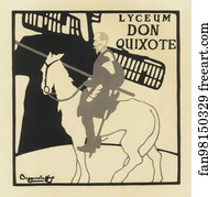  Art Print - Le Théâtre Lyceum, "don Quixote".