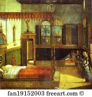 Ursula Art Print - Legend Of St. Ursula: St. Ursula's Dream