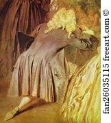 Schloss Charlottenburg Art Print - L'enseigne De Gersaint. Detail