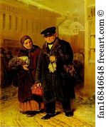 Vasily Perov Art Print - Lent Monday