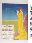  Art Print - Les "concerts Ysaye" Donnés À Bruxelles