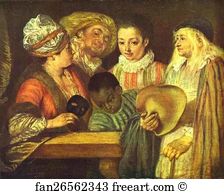 1712 Art Print - Les Coquettes