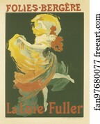 La Art Print - Les Folies-Bergère, "la Loïe Fuller".