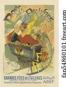 Tuileries Art Print - Les Grandes Fêtes Des Tuileries, "pour Les Pauvres De France Et De Russie".