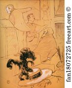 Rehearsal Art Print - Les Grands Concerts D'opera: Ambroise Thomas At A Rehearsal Of "françoise De Remini"