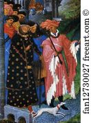 Petites Art Print - Les Petites Heurs Du Duc De Berry. Detail