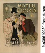 Scene Art Print - Les Scènes Impressionistes, "mothu Et Doria".