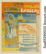  Art Print - Les "thés Du Palais Indien".