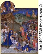 Duc Art Print - Les Trä�s Riches Heures Du Duc De Berry. Adoration Of The Magi