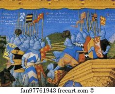 Day Art Print - Les Trä�s Riches Heures Du Duc De Berry. January. A New Year's Day Feast Including Jean De Berry. Detail