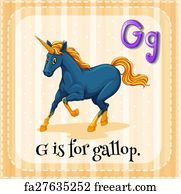 Free art print of Blue letter G. Blue floral capital letter G in frame
