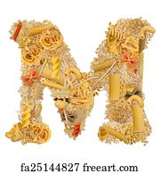 Free art print of Letter M. Letter M maded from roses | FreeArt | fa6223404