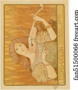  Art Print - Leçons De Violon.