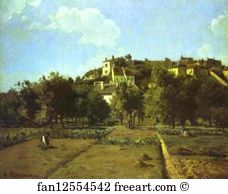 1868 Oil On Canvas Art Print - L'hermitage
