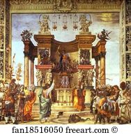 1487 Art Print - Life Of St. Philip: St. Philip Exorcising In The Temple Of Hieropolis